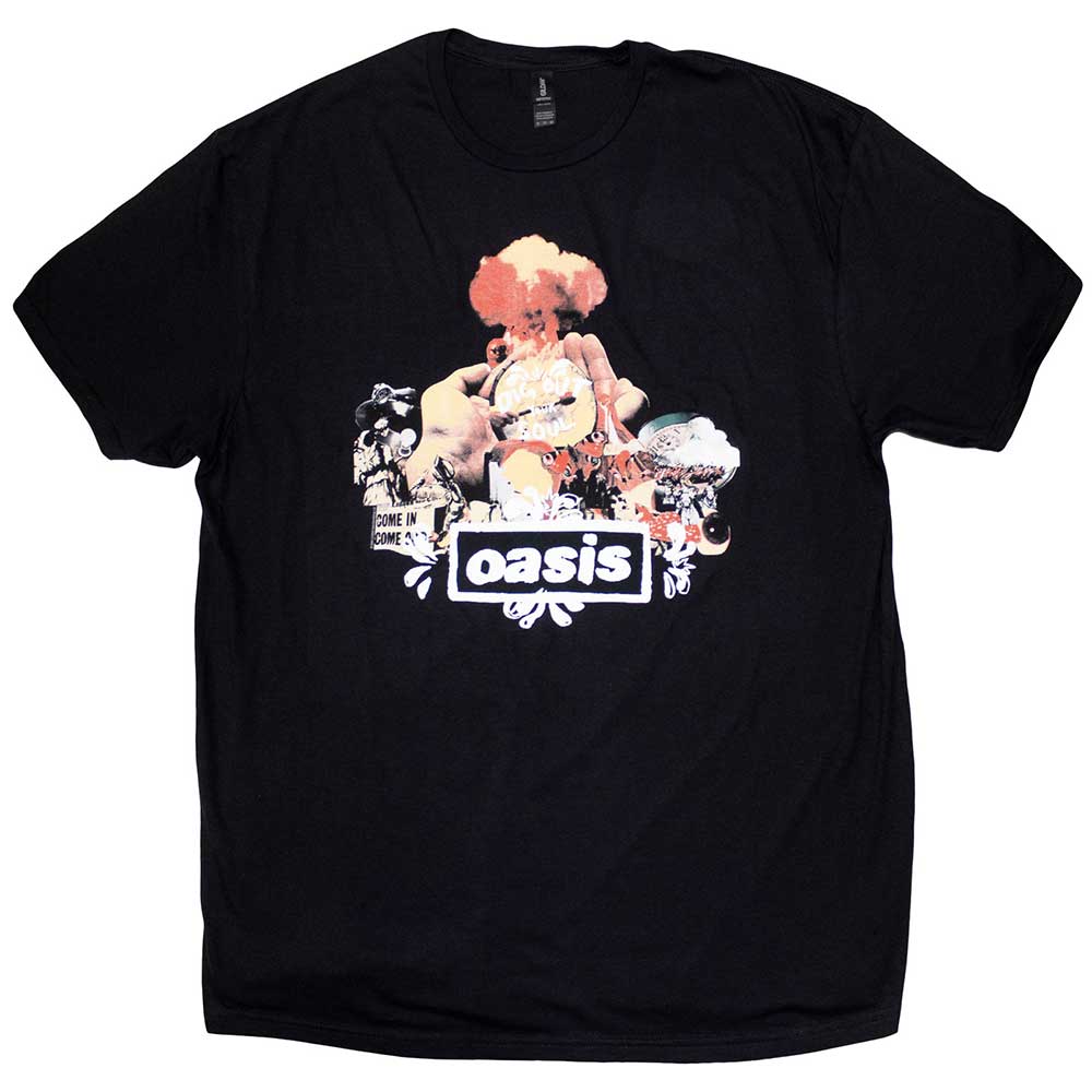 Image of Liam Gallagher Unisex T-shirt , Atomic Collage Rock Off